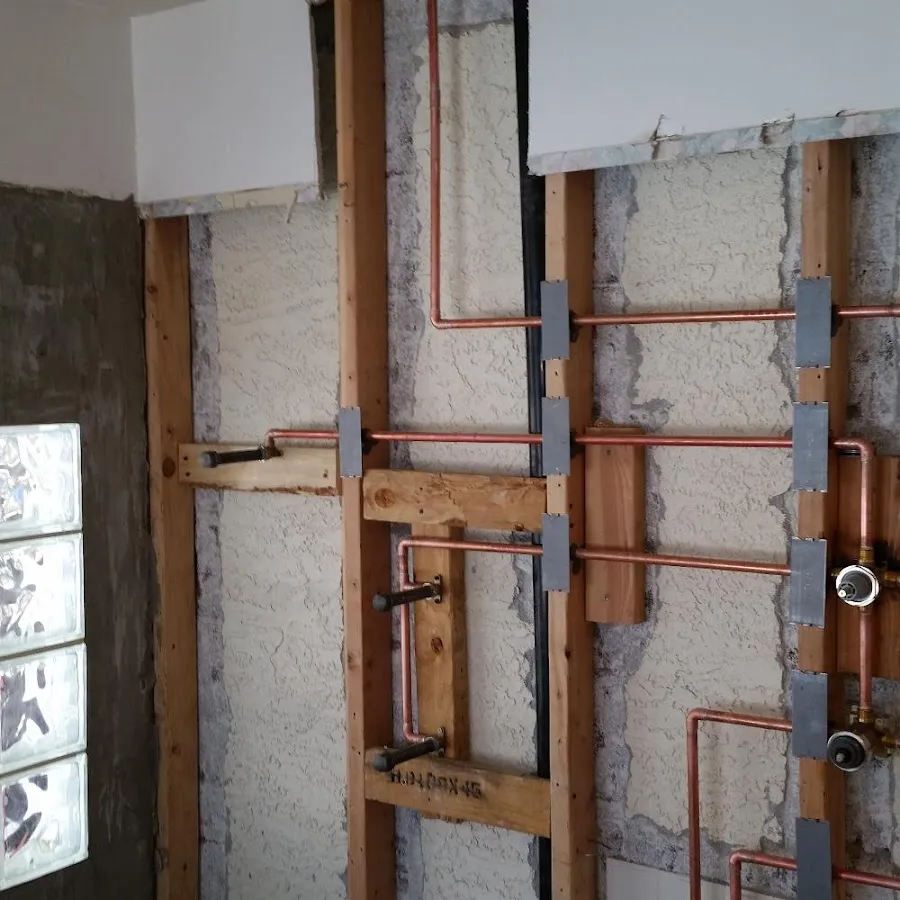 Copper pipe installation for Repiping in Prospect Park